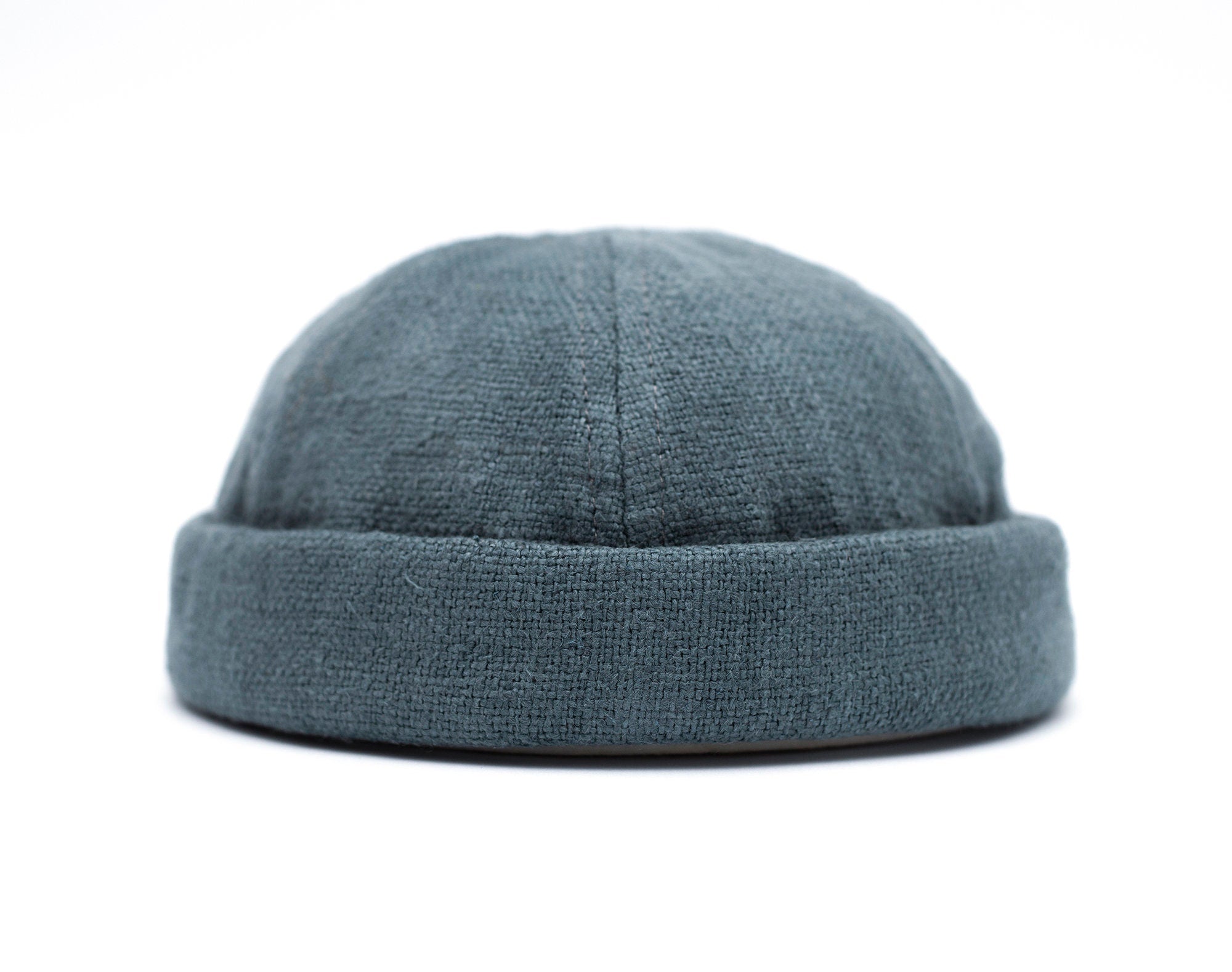 Handcrafted linen docker cap