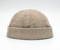 Handcrafted linen docker cap