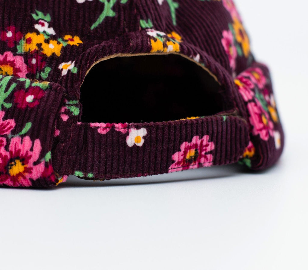 Vintage Style Corduroy Docker Cap with pencil holder