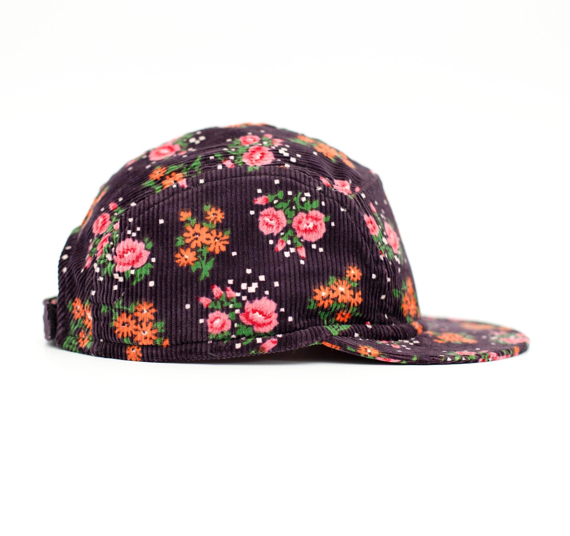 Floral Cord 5-Panel Cap – Limited Drop