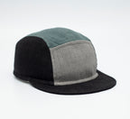 Handcrafted linen 5-panel cap