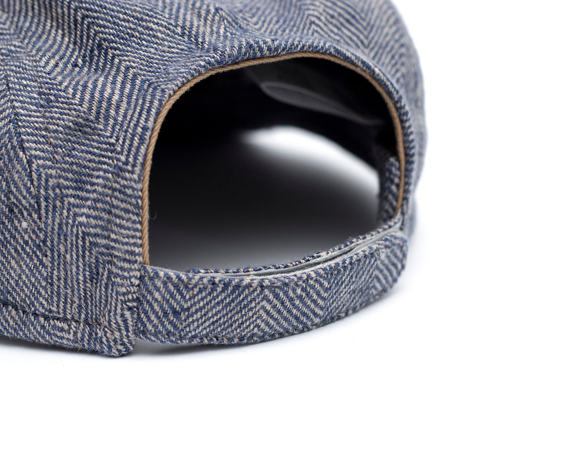 Handcrafted linen 5-panel cap