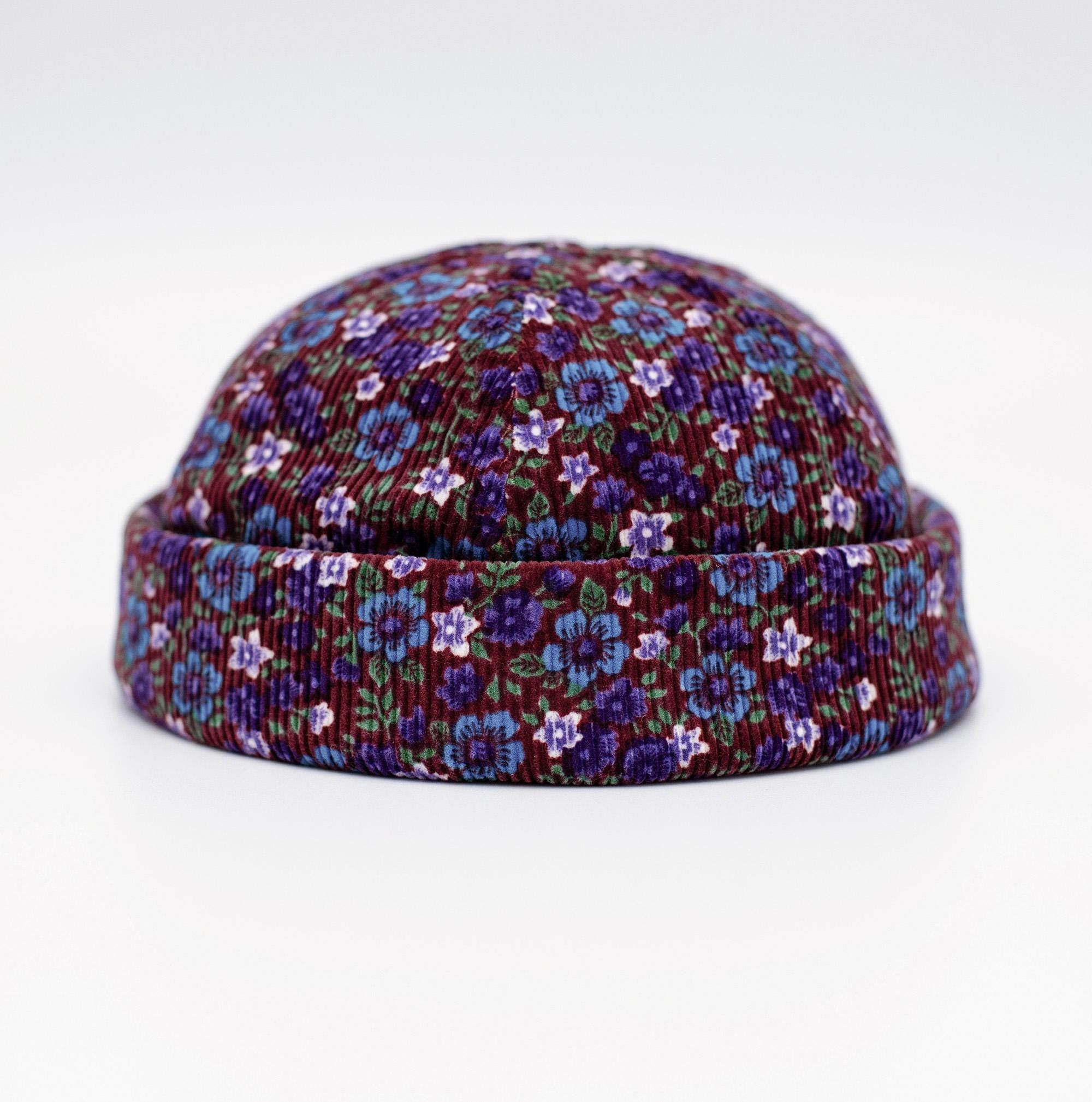 Vintage Style Corduroy Docker Cap