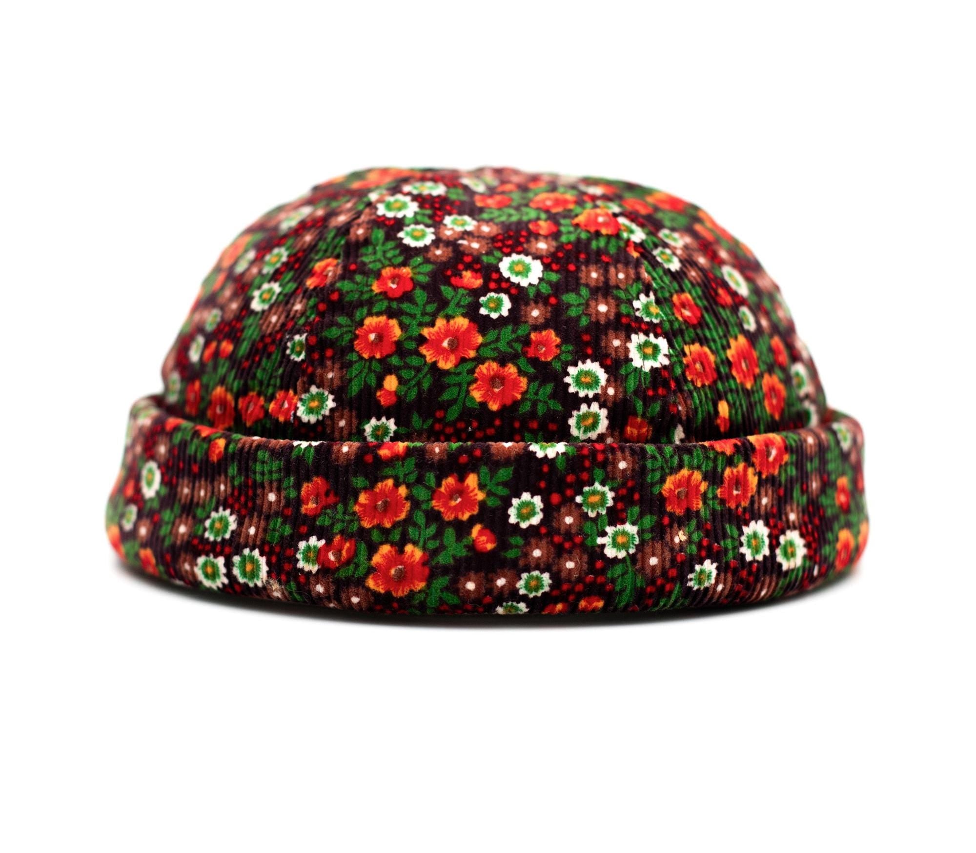 Vintage Style Corduroy Docker Cap