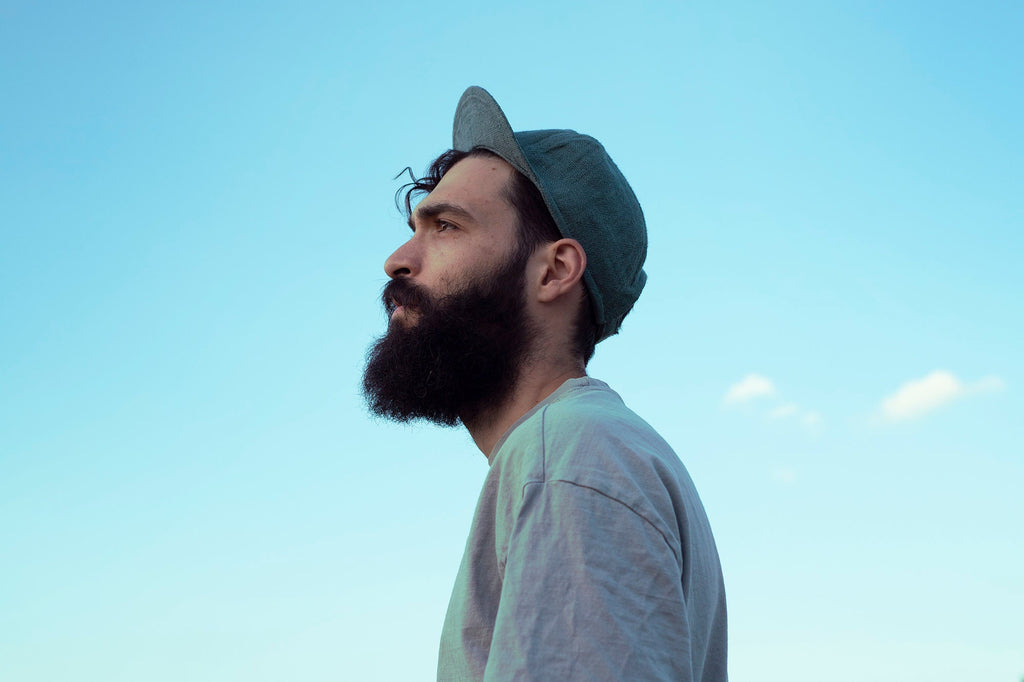 Handcrafted linen 5-panel cap