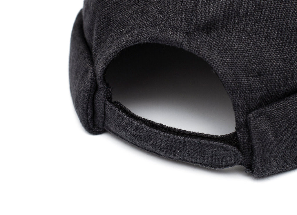 Handcrafted linen docker cap