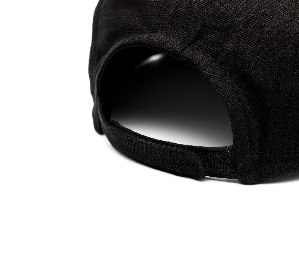 Handcrafted linen 5-panel cap