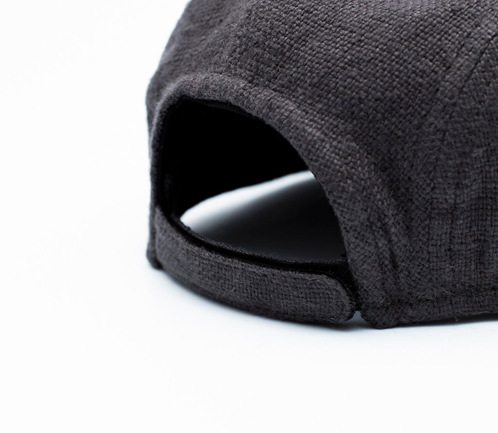 Handcrafted linen 5-panel cap