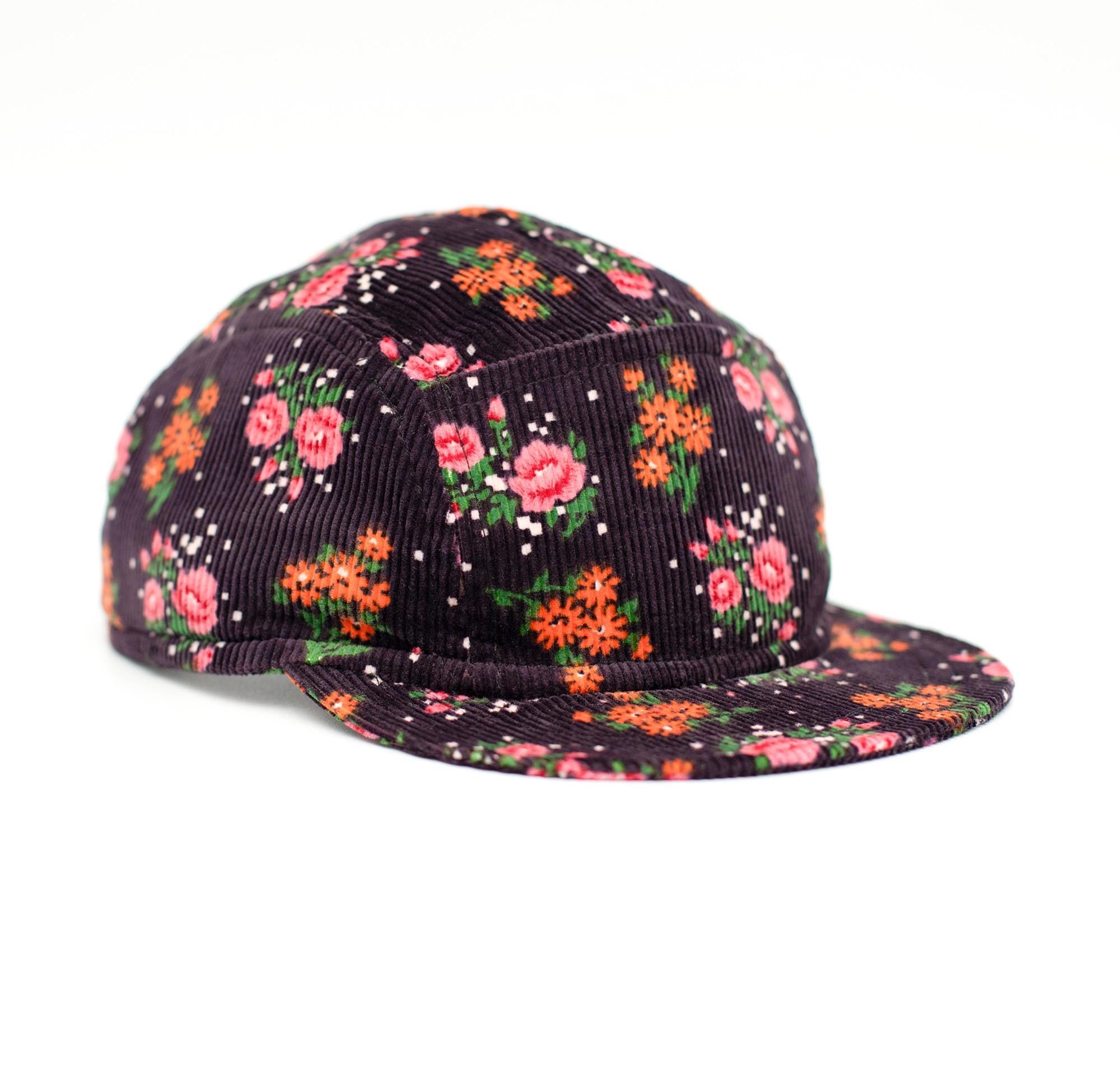 Floral Cord 5-Panel Cap – Limited Drop