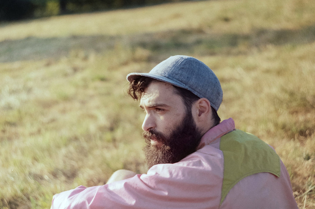 Handcrafted linen 5-panel cap
