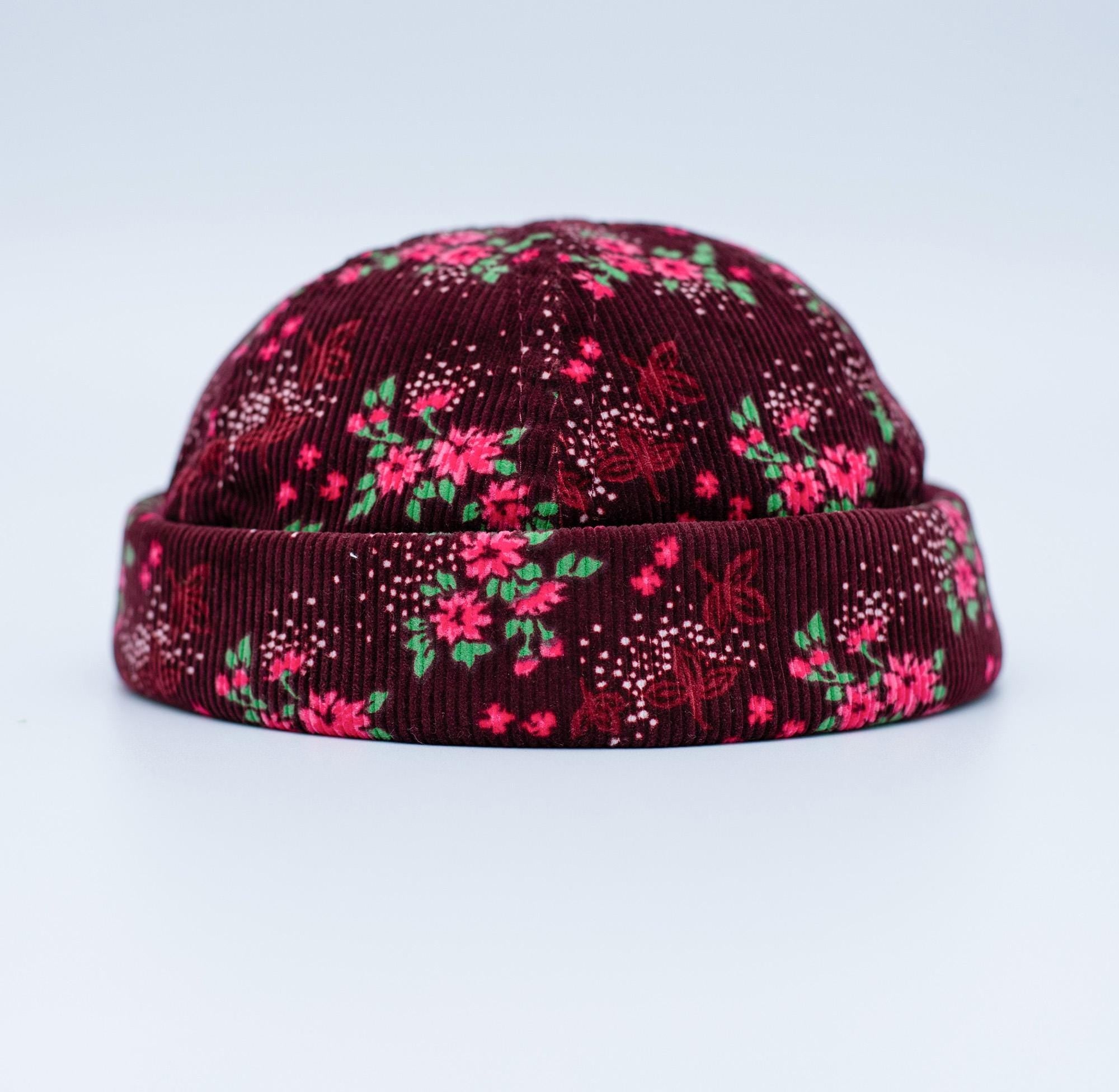 Vintage Style Corduroy Docker Cap