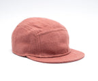 Handcrafted linen 5-panel cap