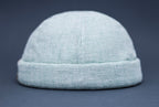 Handcrafted linen docker cap with pencil holder