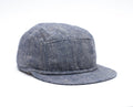 Handcrafted linen 5-panel cap