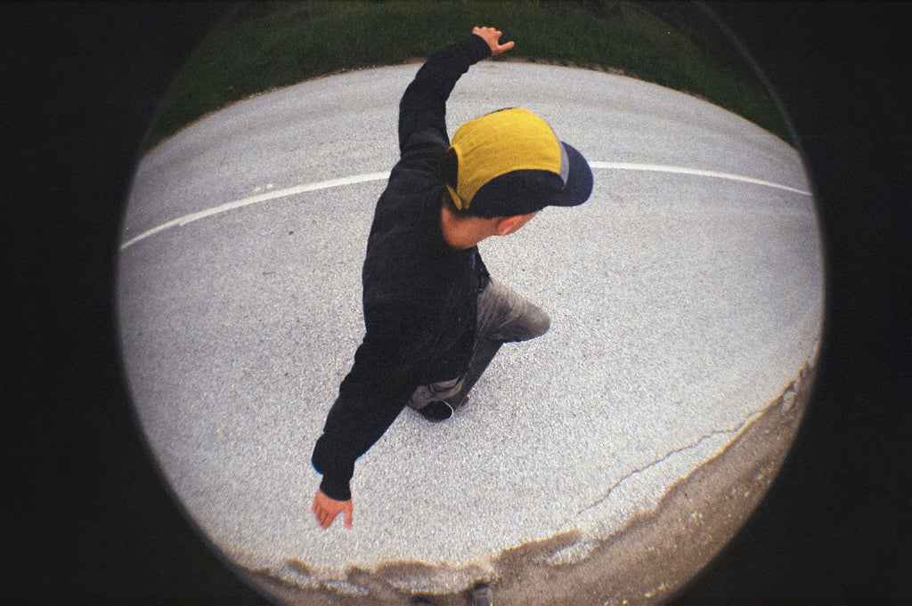 Handcrafted linen 5-panel cap