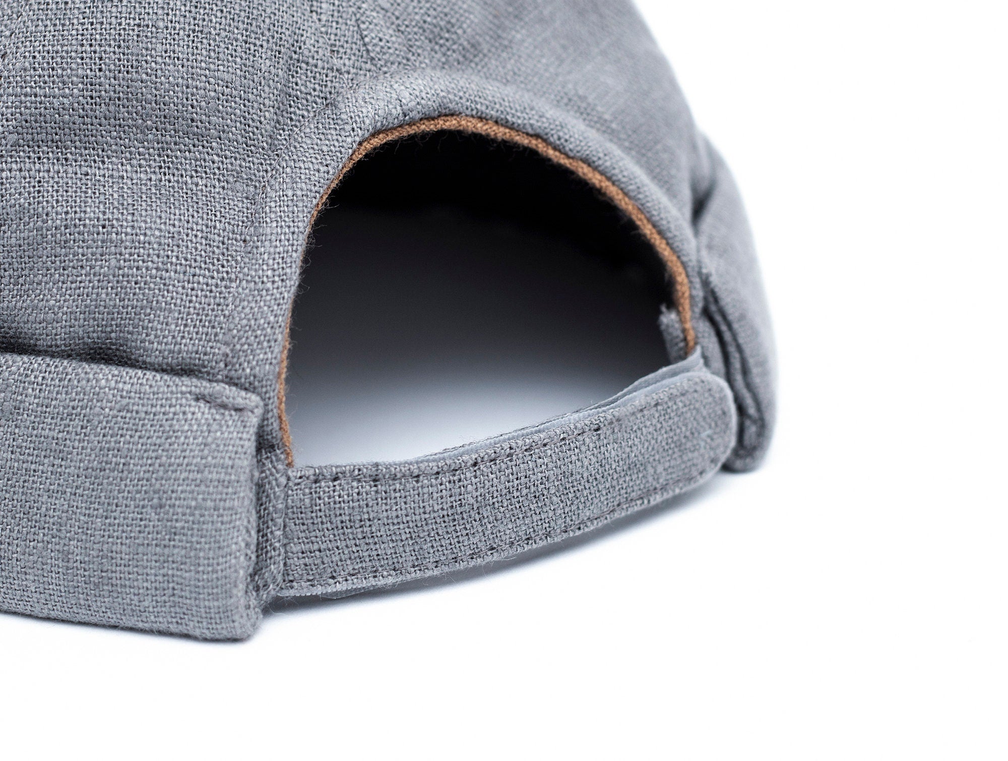 Handcrafted linen docker cap with pencil holder