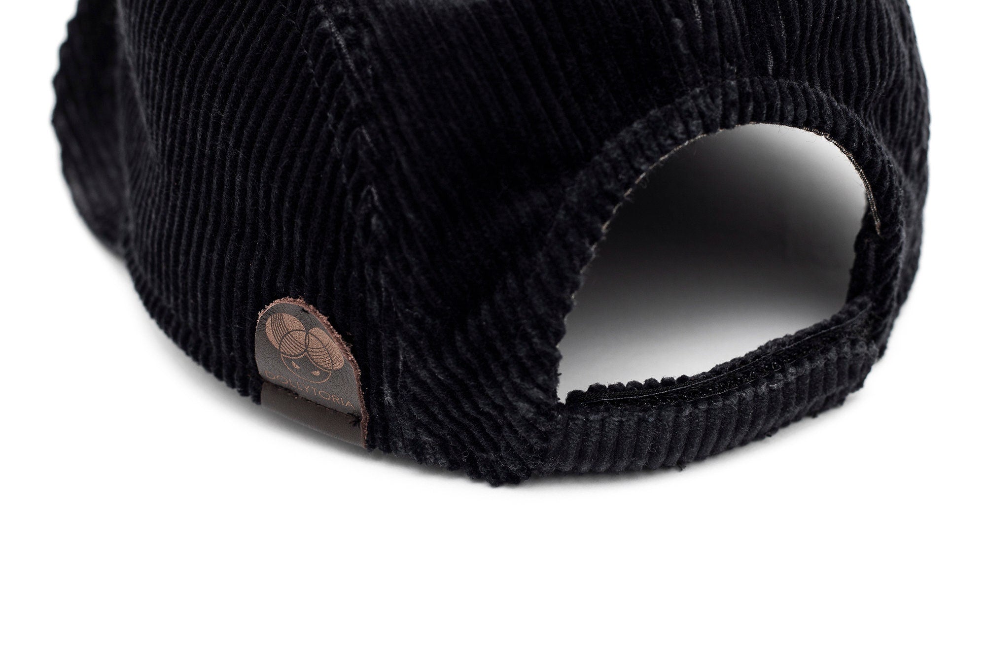 Handcrafted 5 panel cap with soft, flip up brim