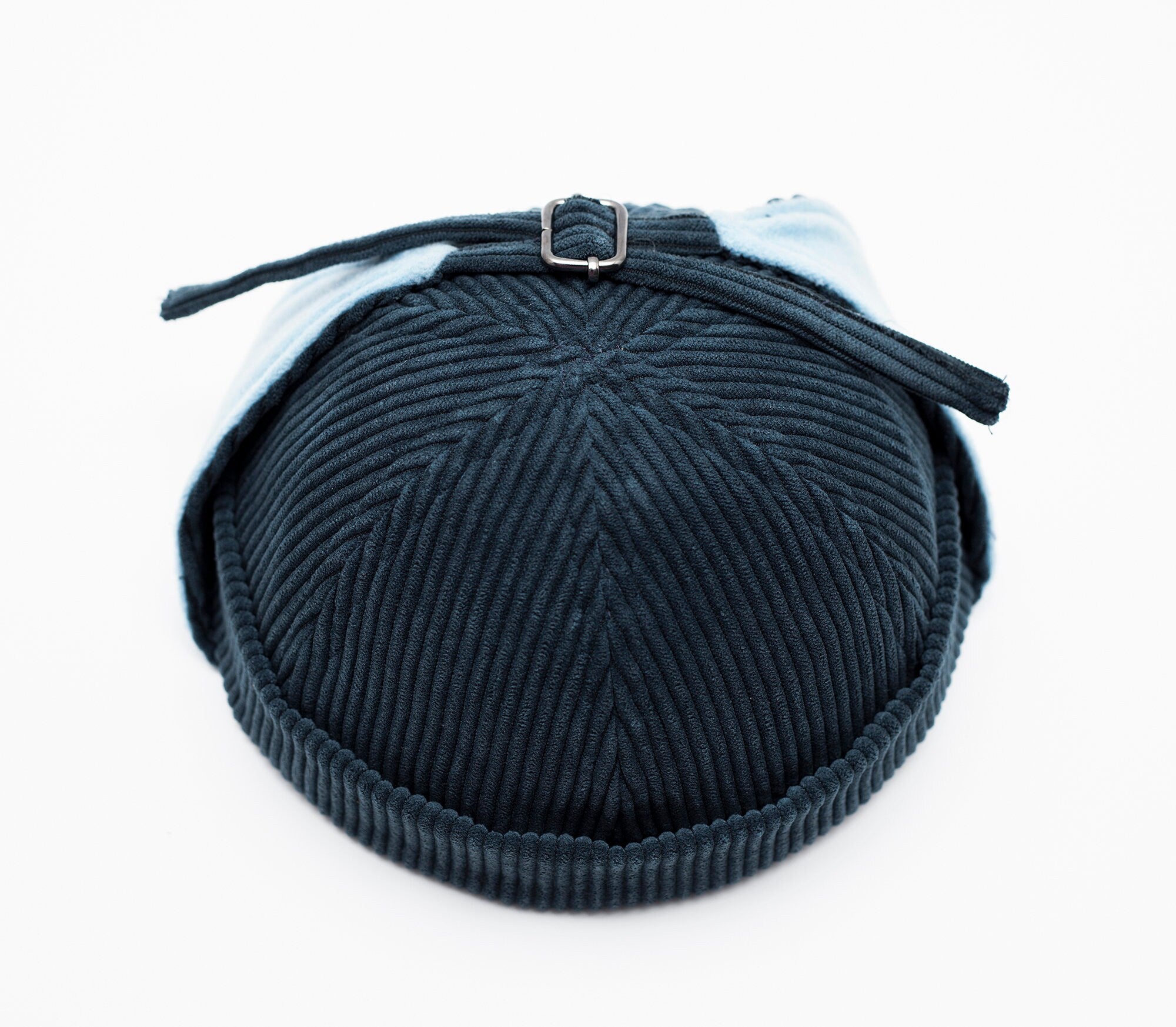 Handcrafted Corduroy Docker hat with Earflaps