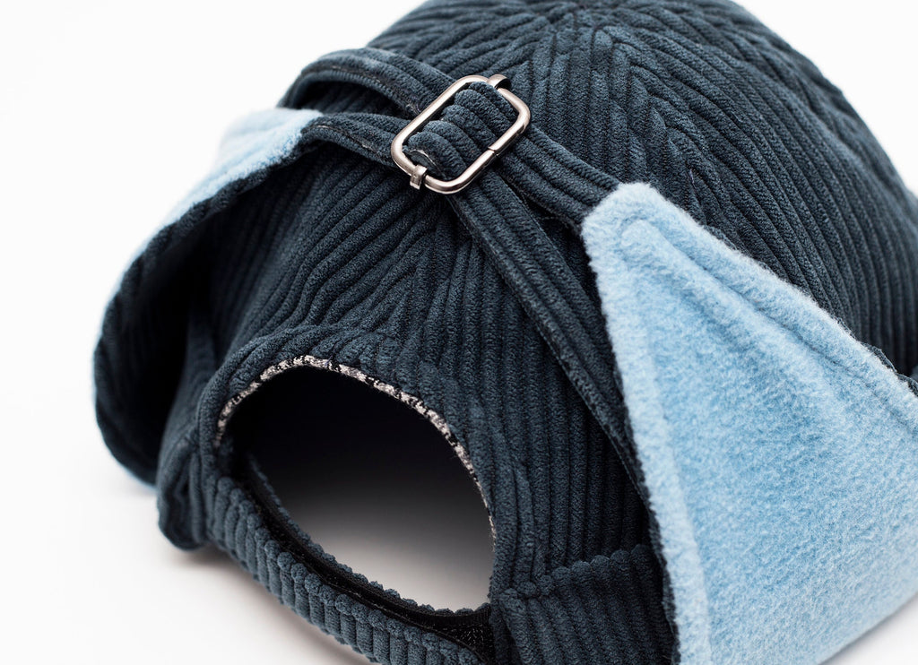Handcrafted Corduroy Docker hat with Earflaps