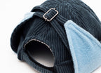 Handcrafted Corduroy Docker hat with Earflaps