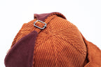 Handcrafted Corduroy Docker hat with Earflaps
