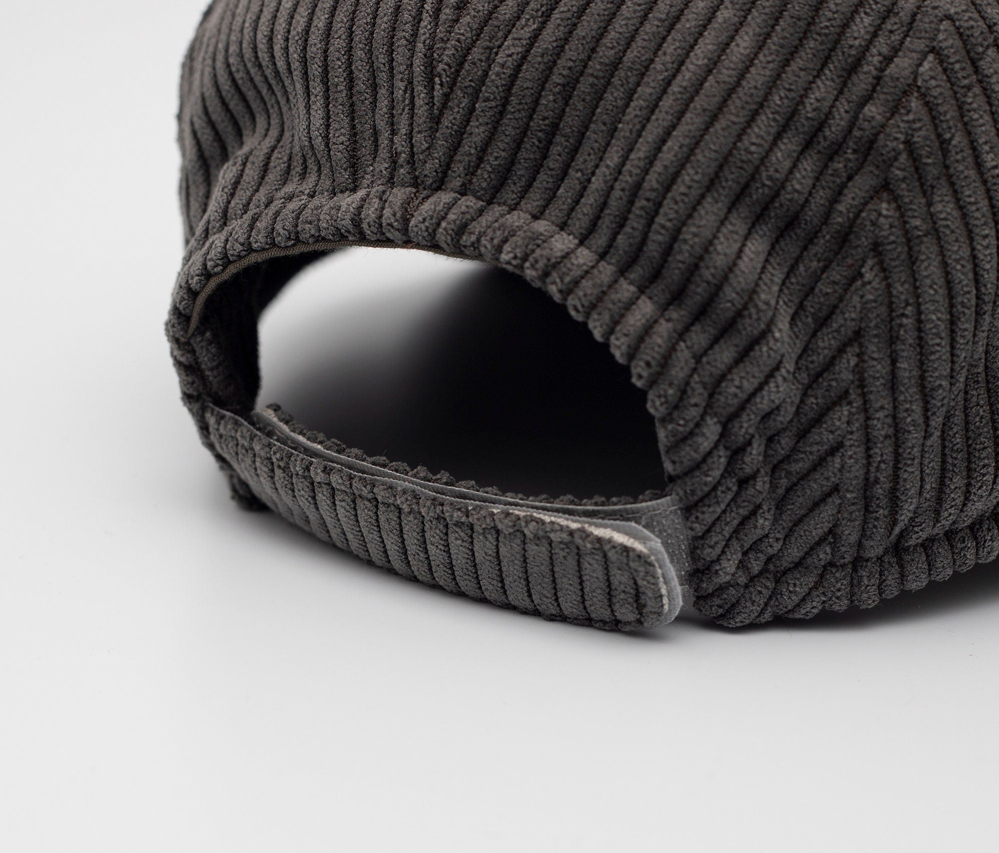 Handcrafted 5 panel cap with soft, flip up brim