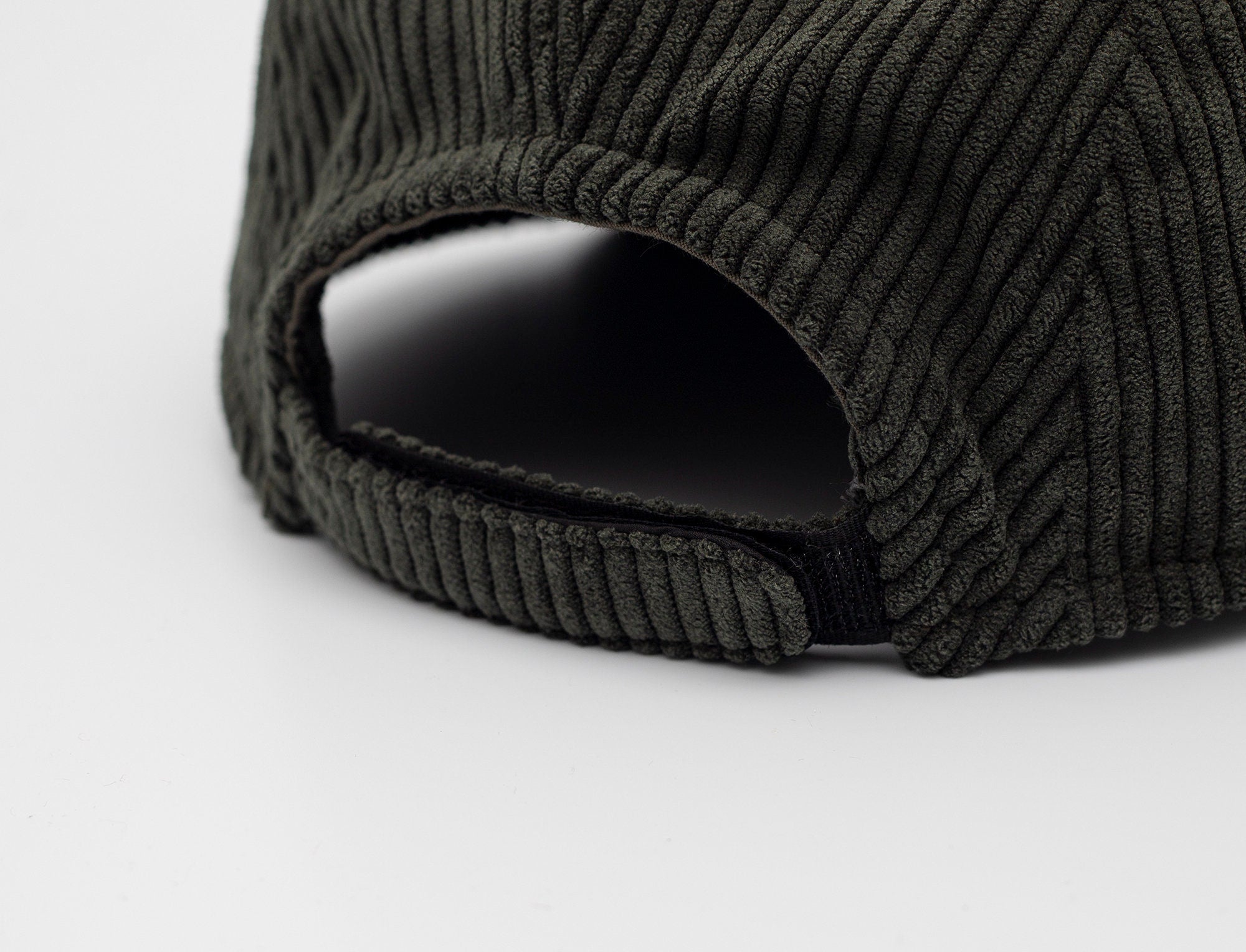 Handcrafted 5 panel cap with soft, flip up brim