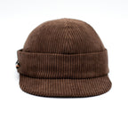 Handcrafted Docker cap with visor