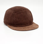 Handcrafted 5 panel cap with short and soft brim