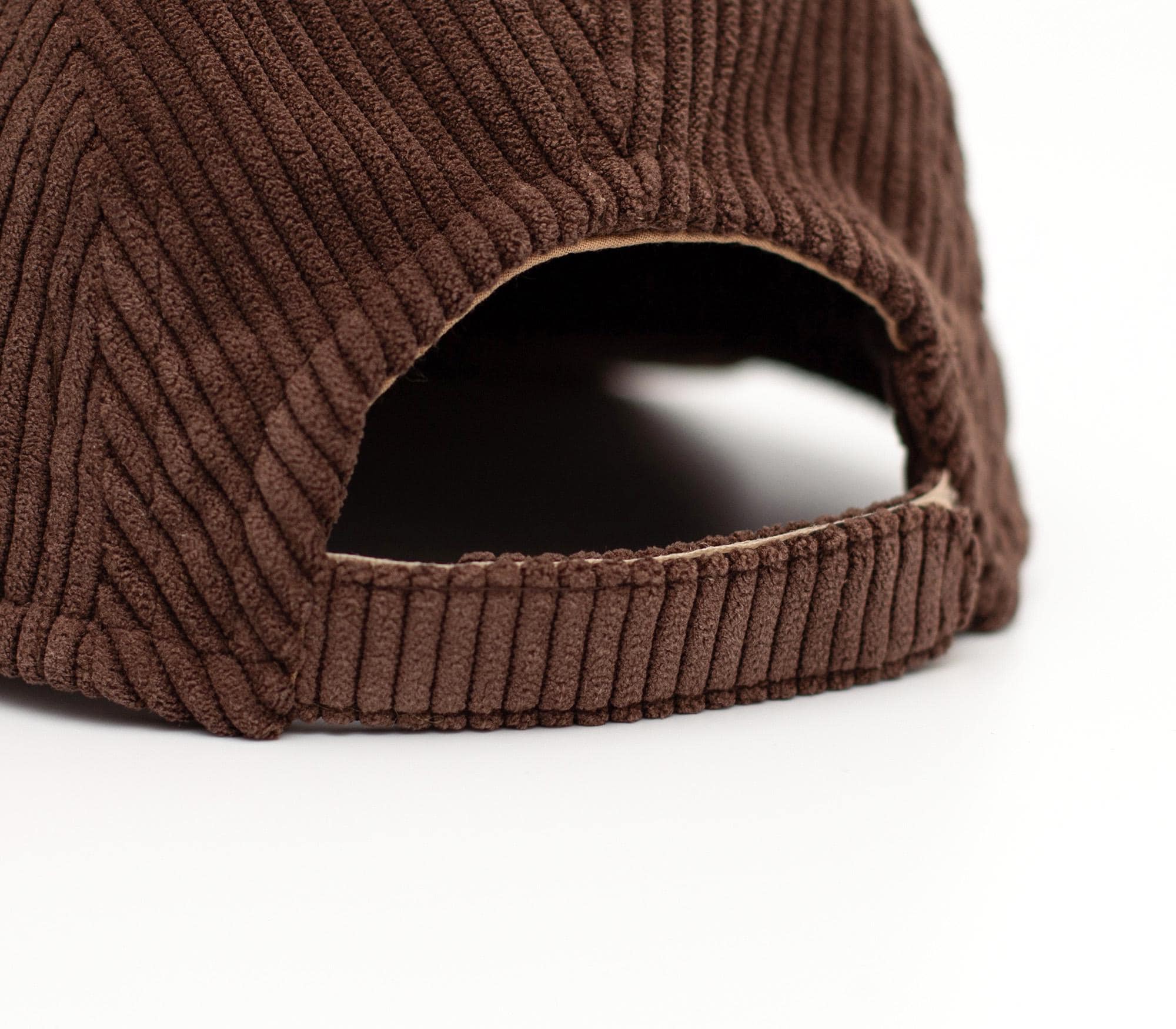 Handcrafted 5 panel cap with short and soft brim