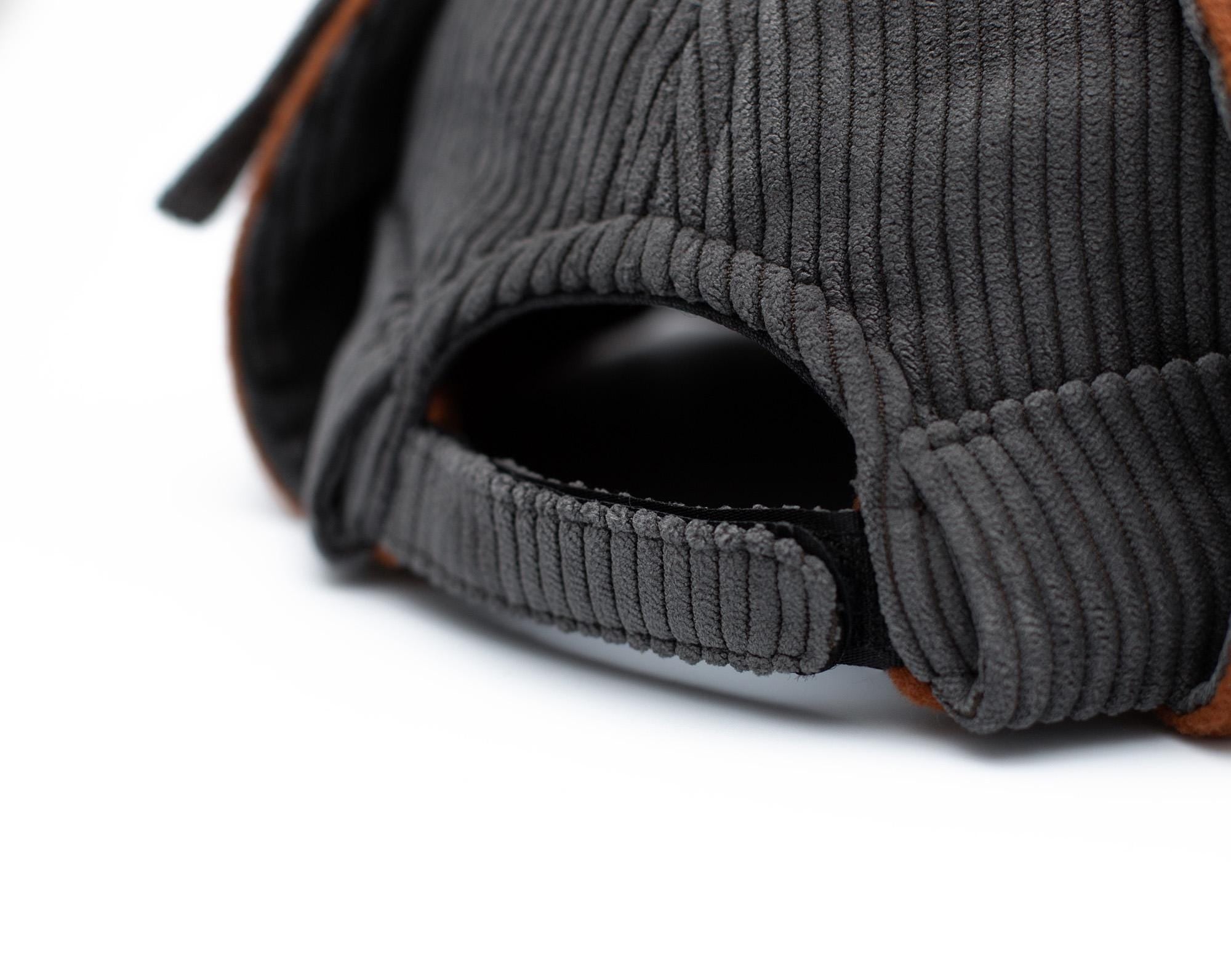 Handcrafted Corduroy Docker hat with Earflaps