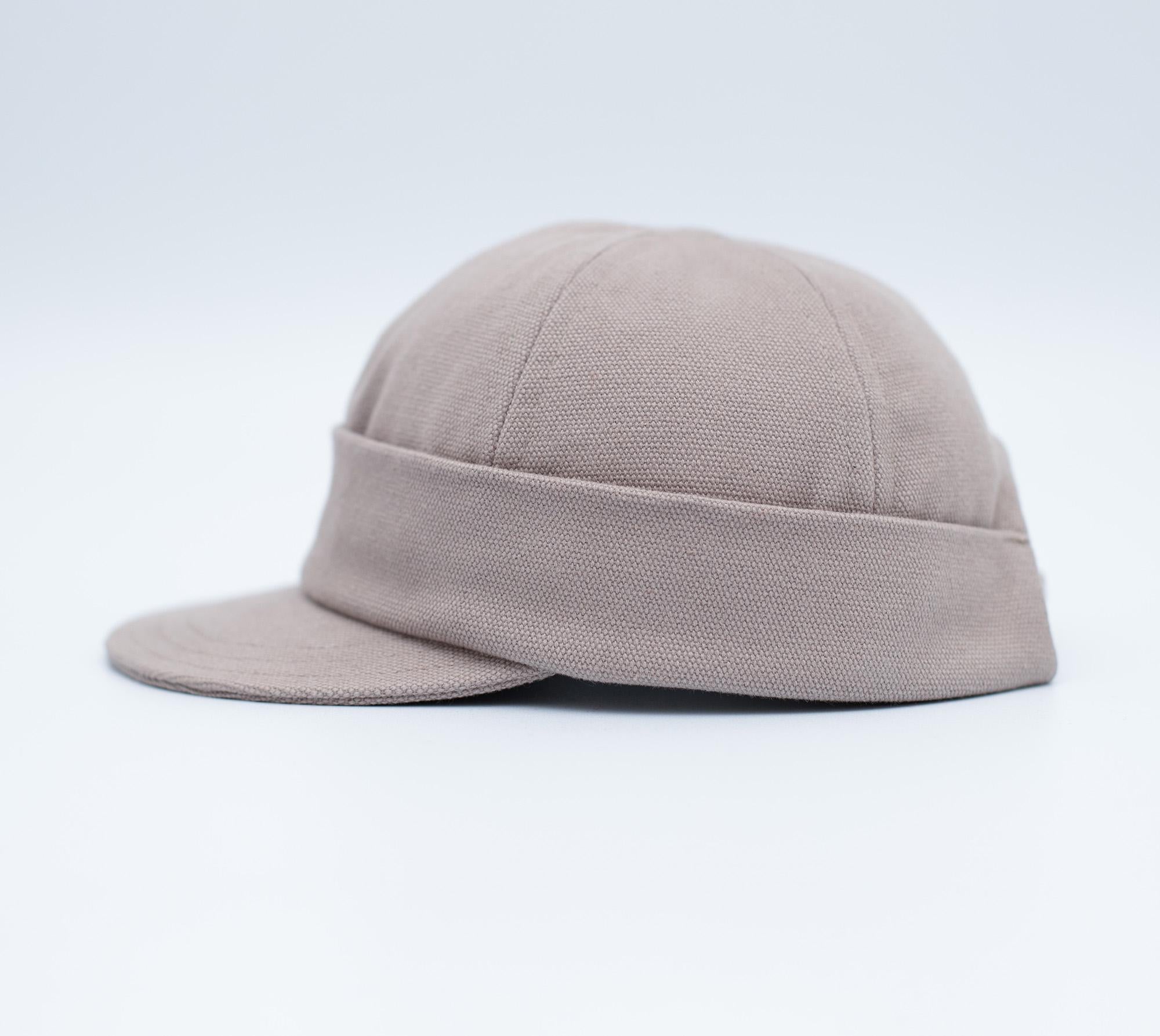 Handcrafted Docker cap with visor