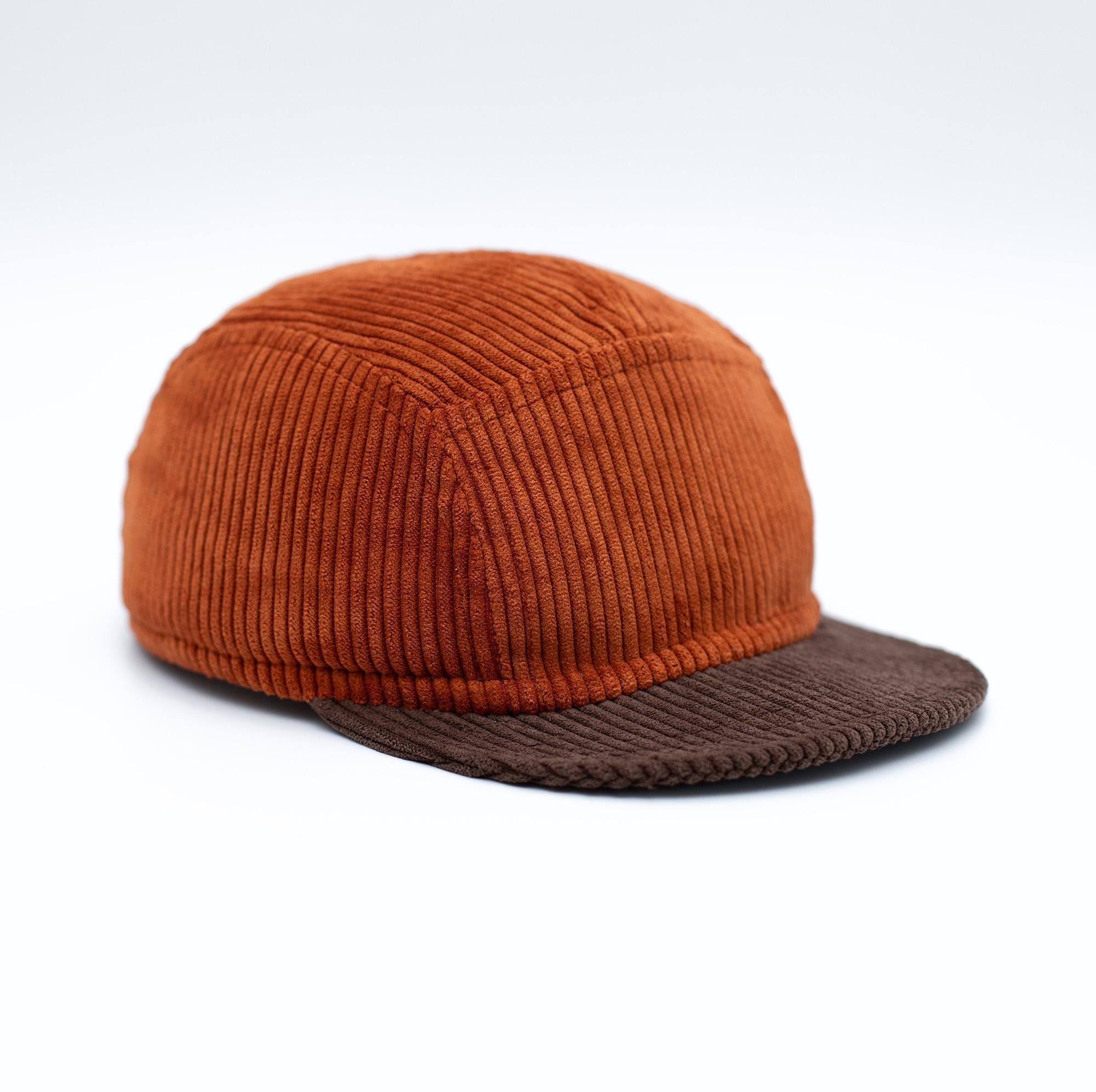 Handcrafted 5 panel cap with short and soft brim