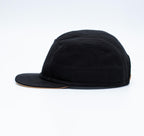 Handcrafted 5 Panel cap with short, soft brim