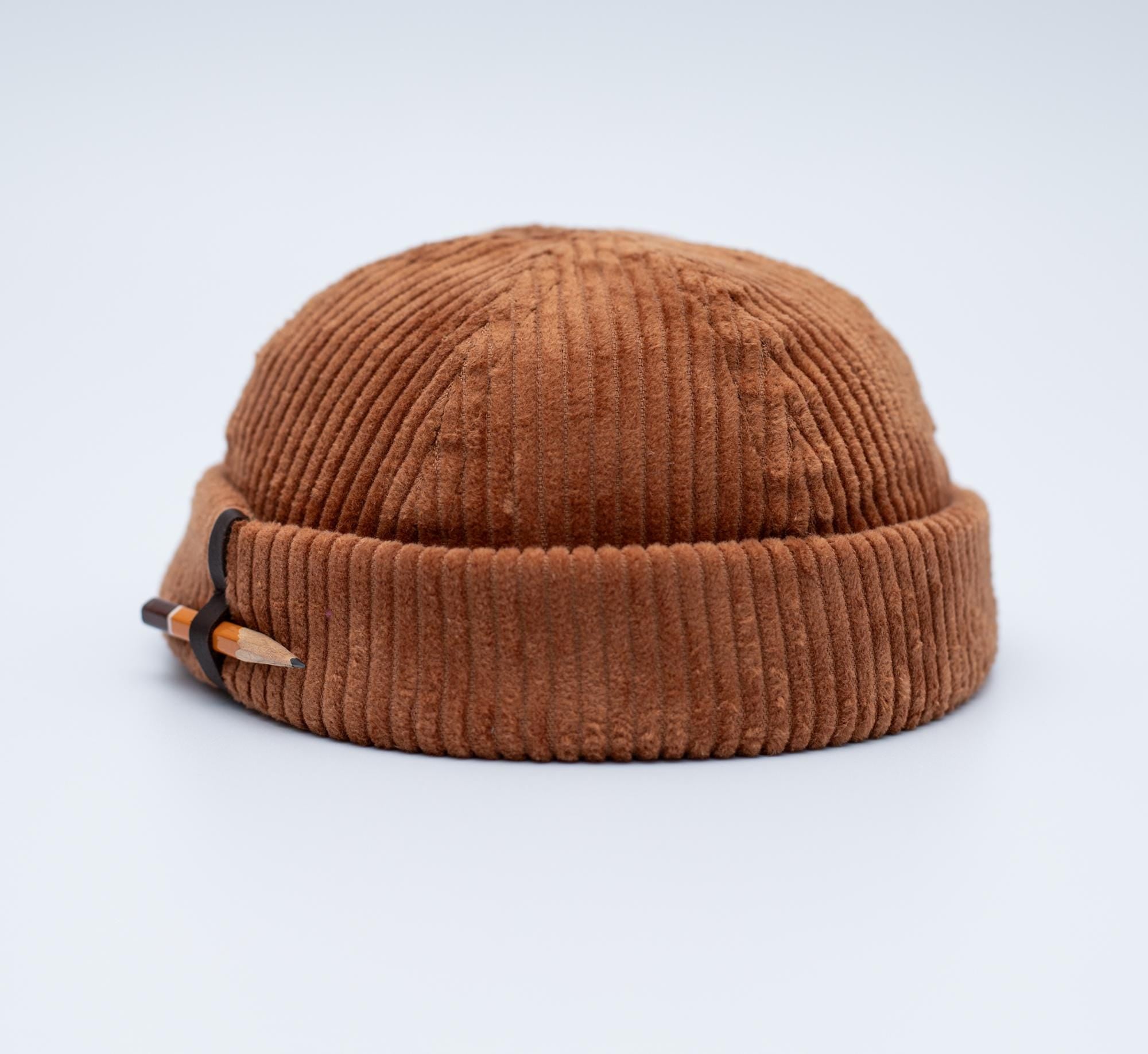 Handcrafted docker cap with pencil holder