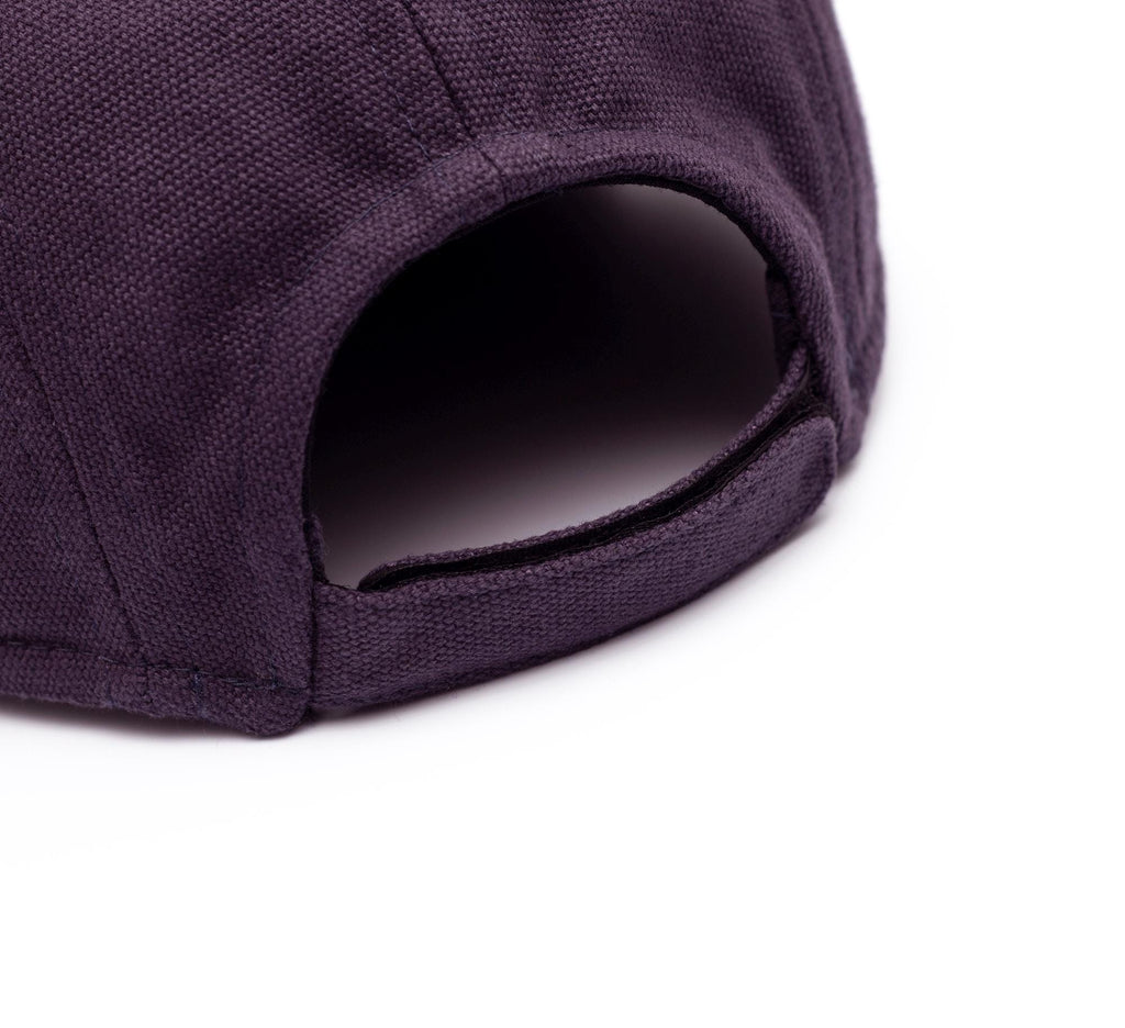 Handcrafted 5 Panel cap with soft, flip up brim.